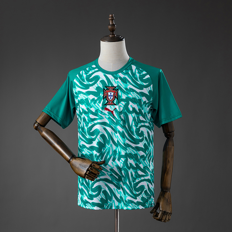 Portugal 2026 Warmup Jersey - Green S-4XL