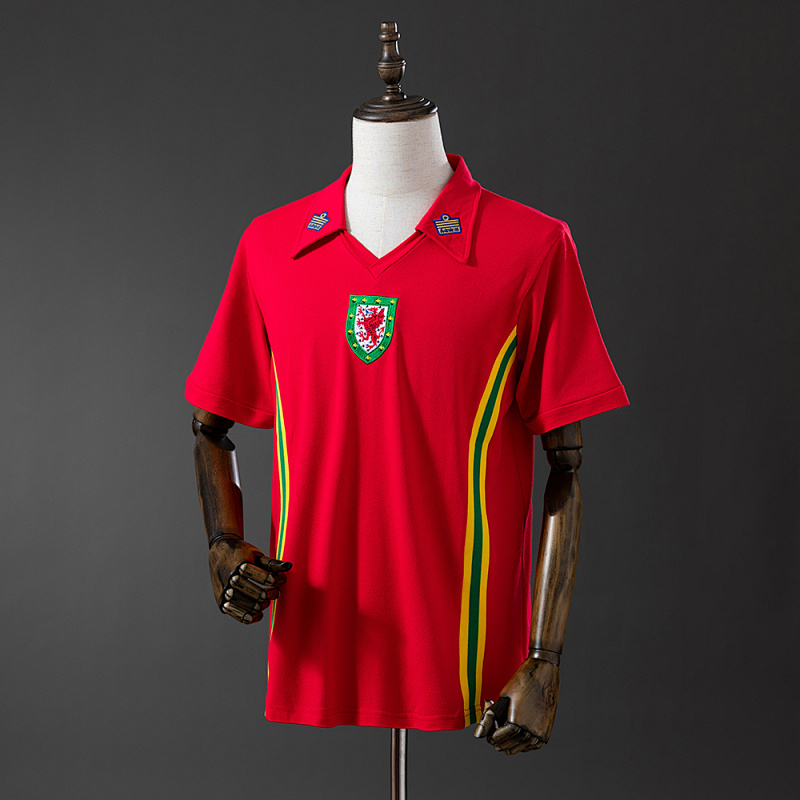 Wales 1976/79 Home Retro Jersey S-XXL