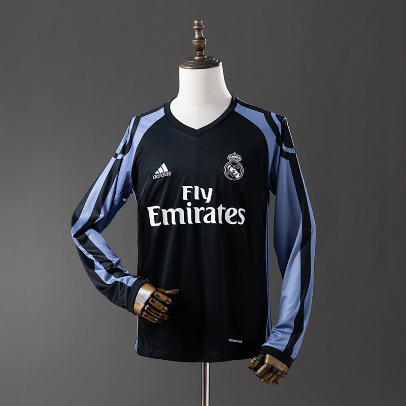 Retro Long Sleeve Real Madrid 16/17 Third Away S-XXL