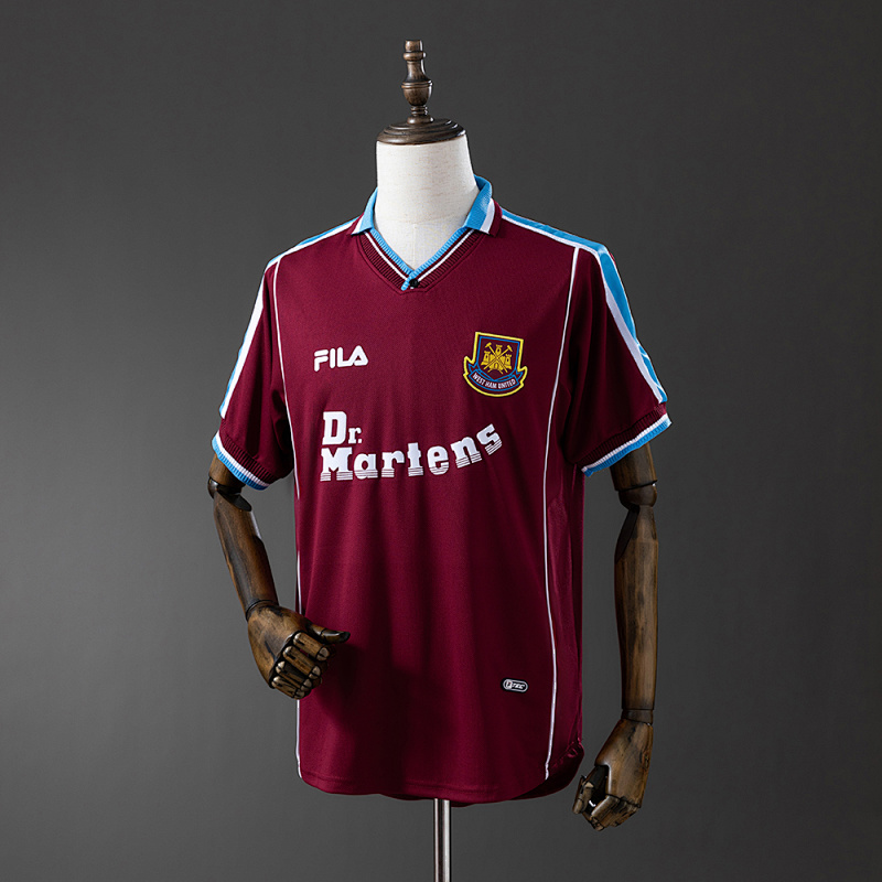 Retro 99/01 West Ham United home S-XXL