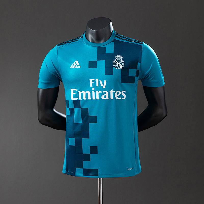 Real Madrid 17/18 Third Away Player Version Retro Jersey S-3XL
