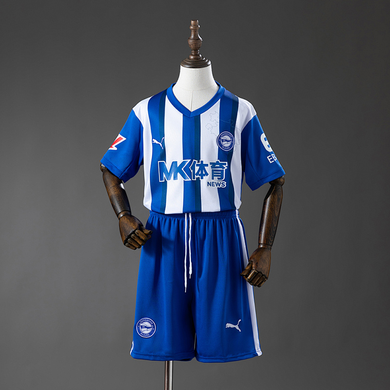 Deportivo Alavés 25/26 Home Kids Jersey SIZE:16-28
