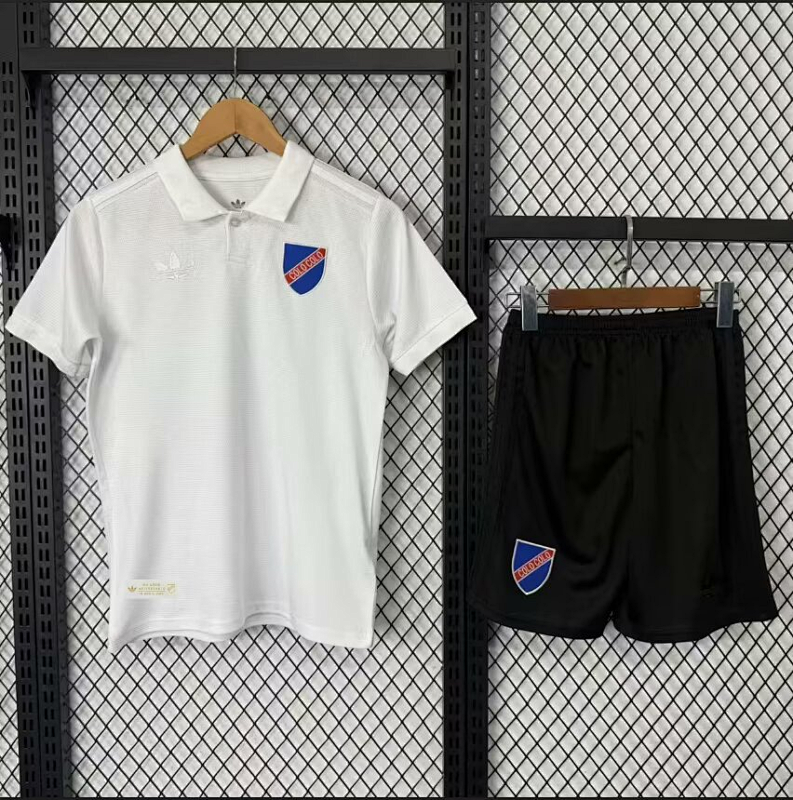 25/26 Kids Colo Colo 100th Anniversary White size：16-28