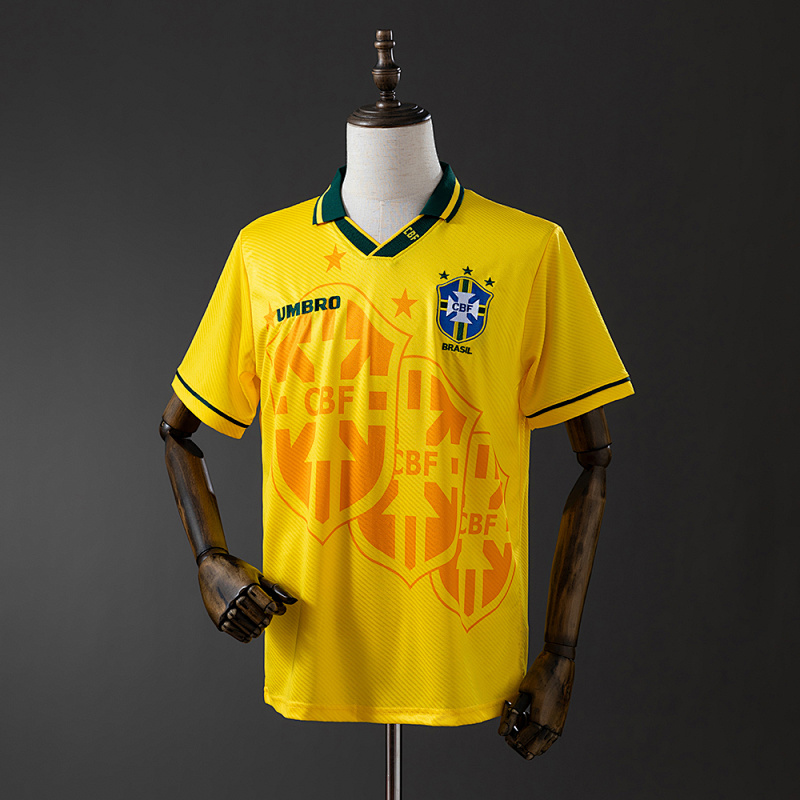Retro 93/94 Brazil home S-XXL