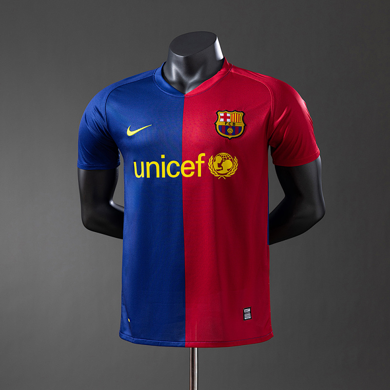 Barcelona 2008/09 Player Version Retro Home Jersey S-3XL