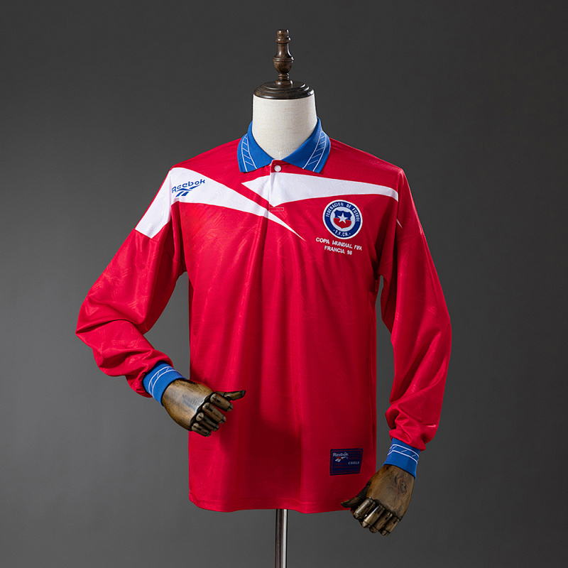 Retro Long Sleeve 1998 Chile home S-XXL