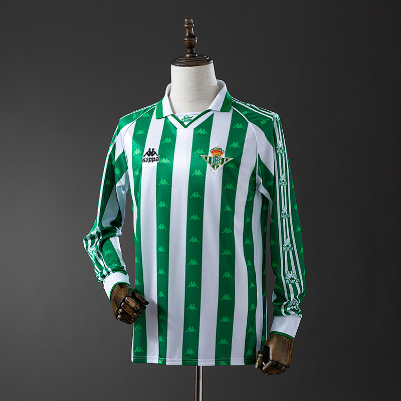 Retro 95/97 Long Sleeve Betis Home S-XXL