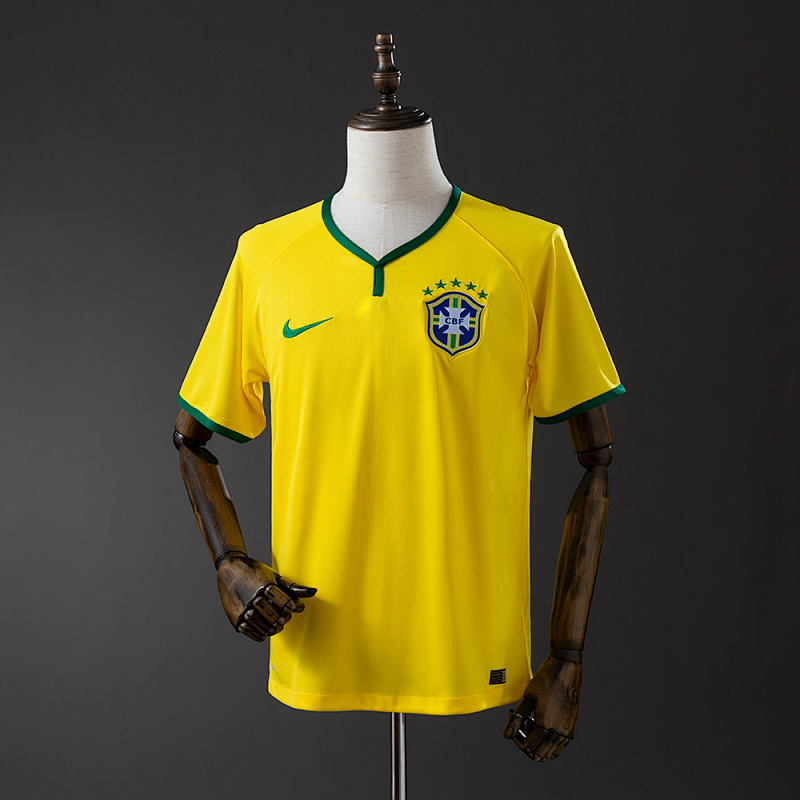 Brazil 2014 Home Retro Jersey S-XXL