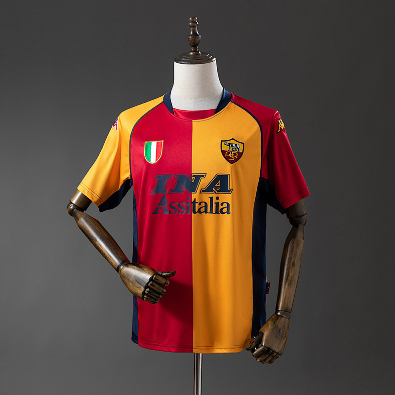 Roma 01/02 Champion Edition Retro Jersey S-XXL