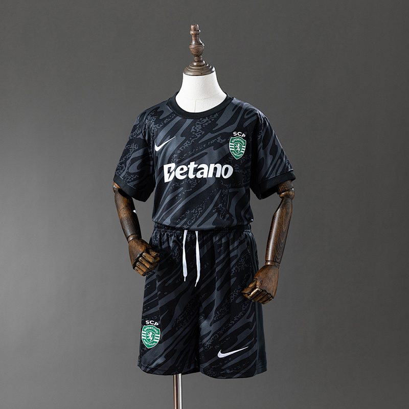 25/26 Sporting Lisbon Goalkeeper Black Size: 16-28