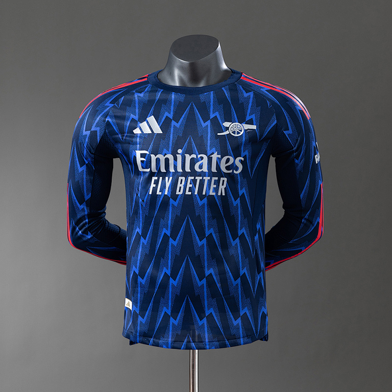 Arsenal 25/26 Away Player Version Long Sleeve Jersey S-3XL