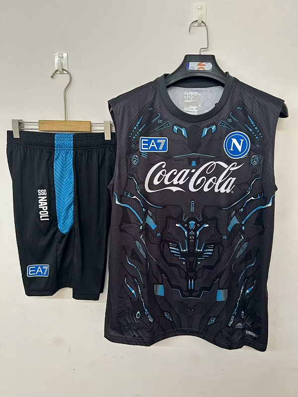 25/26 Napoli training jersey black S-3XL