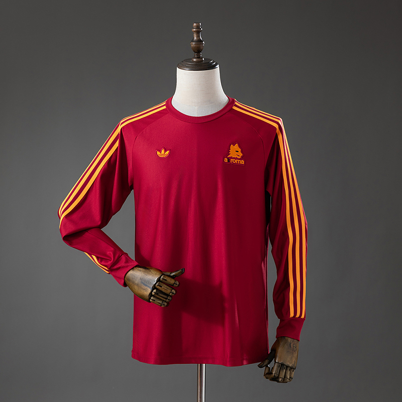 Roma Terrace Icons Long Sleeve T-Shirt Red S-XXL | album | kang.x.yupoo.com | Supplier Product Catalog