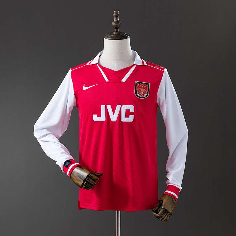 Arsenal 96/97 Home Long Sleeve Retro Jersey S-XXL
