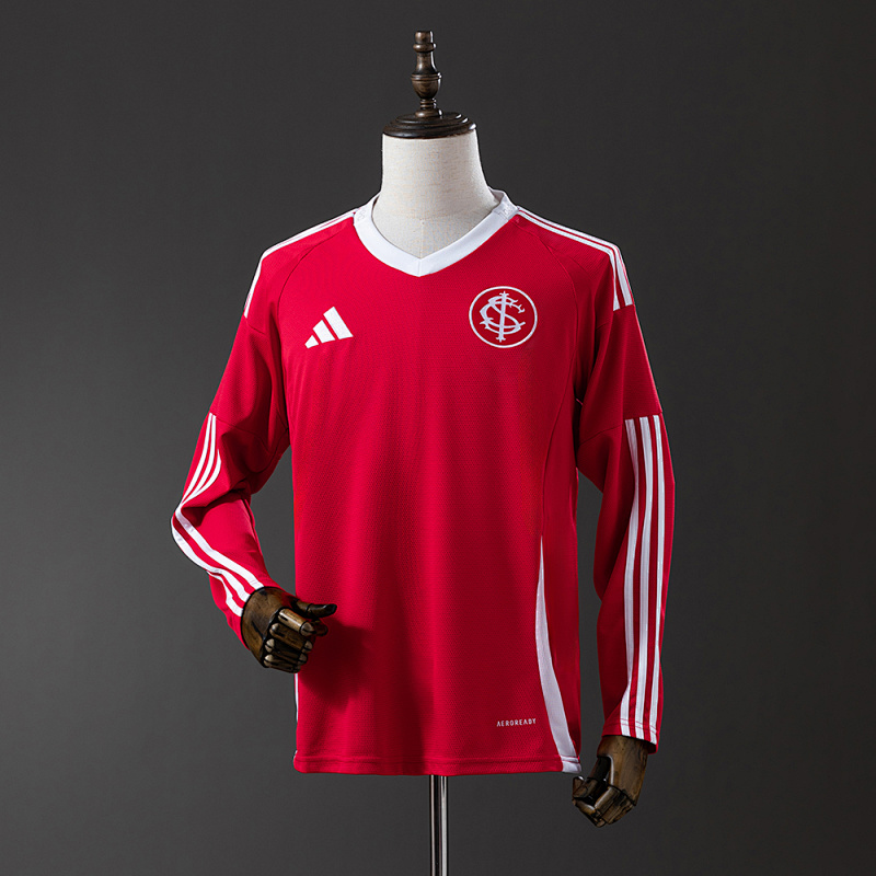 25/26 Long sleeve Brazil Internacional Home S-4XL