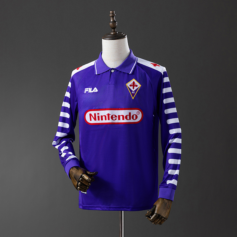 Retro long sleeve Fiorentina 1998 home S-XXL