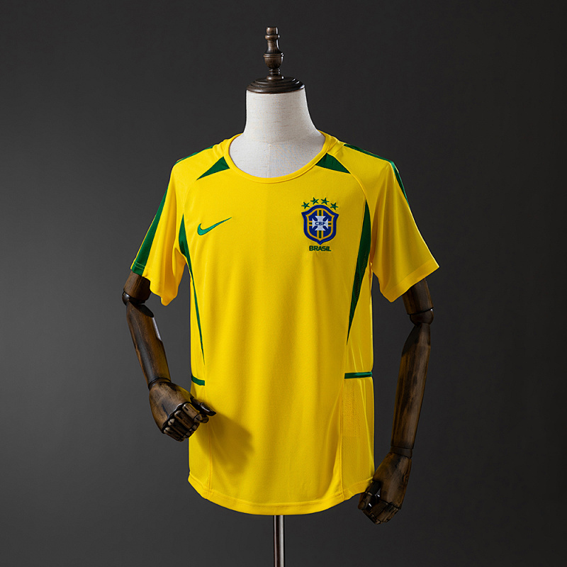 Retro 2002 Brazil home S-XXL