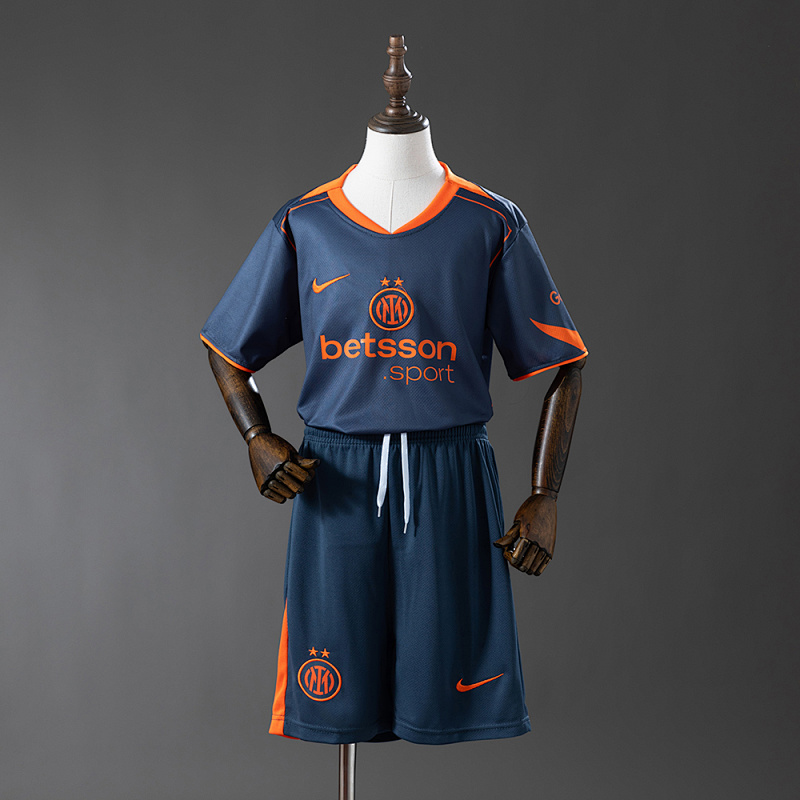 Inter Milan 25/26 Third Away Kids Kit Jersey SIZE 16-28