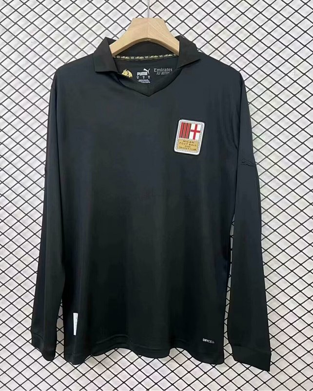 Long Sleeve 24/25 AC Milan 125th Anniversary Black SIZE S-XXL