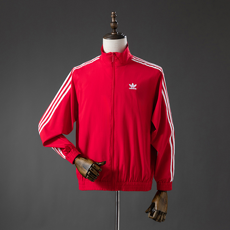 Three stripes red Windbreaker S-XXL