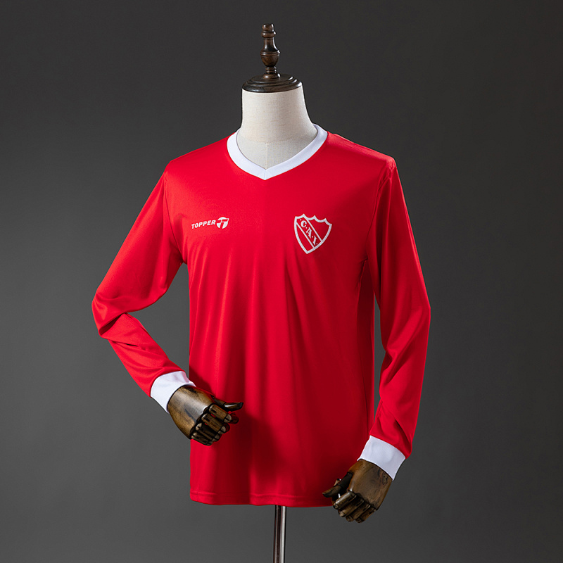 Independiente 82/85 Home Long Sleeve Retro Jersey S-XXL