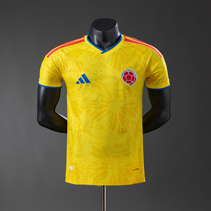 Colombia 2026 Home Player Version Jersey S-4XL