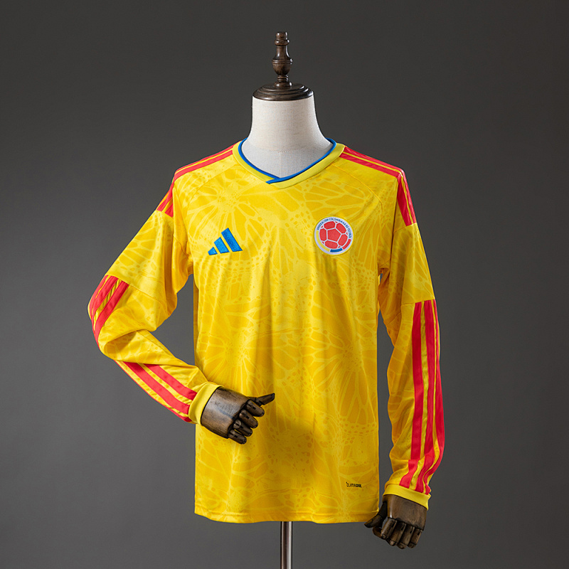 Colombia 2026 Home Long-Sleeve Jersey S-4XL