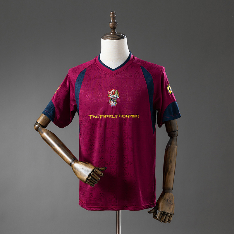 Iron Maiden x West Ham United 2010 Away Retro Jersey S-XXL