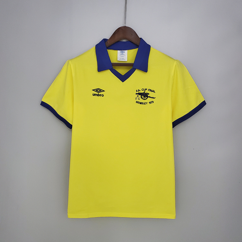 Retro Arsenal 71/79 away yellow S-XXL