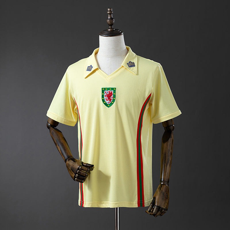 Wales 1976/79 Away Retro Jersey S-XXL