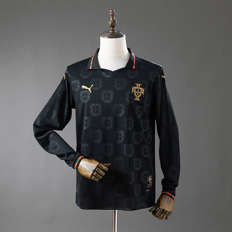 Portugal 2026 Special Edition - Black Panther Long-Sleeve Jersey S-4XL