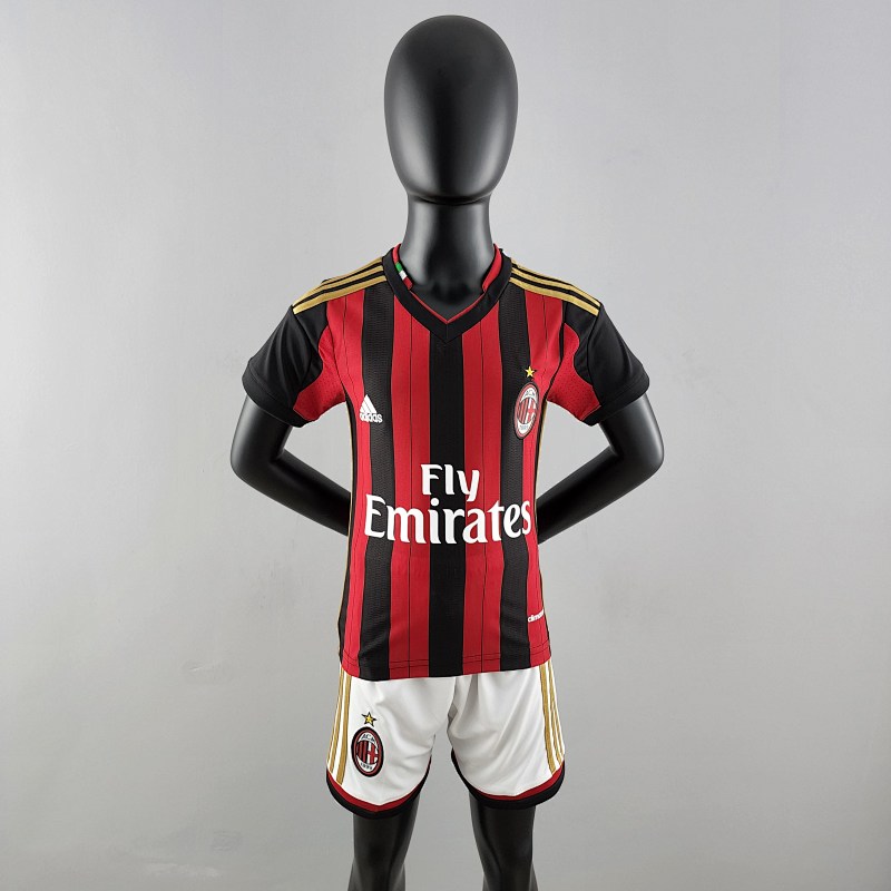 Retro AC Milan 13/14 kids home size：16-28