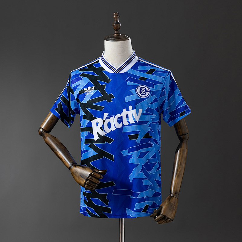 Schalke 04 92/93 Home Retro Jersey S-XXL