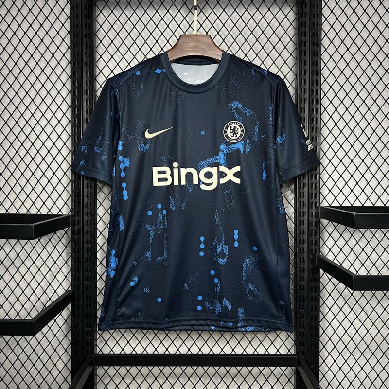 Chelsea 2024/25 Dark blue Pre-match training Jersey S-XXL
