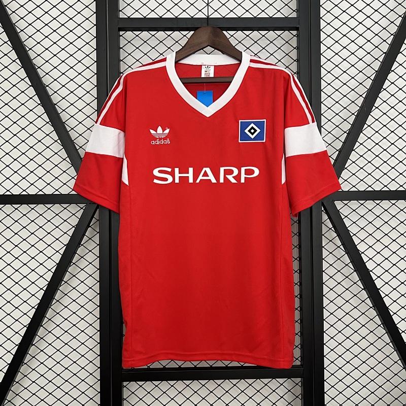 Retro Hamburg 1988 Red S-XXL