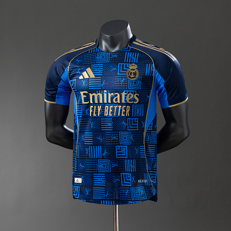 Real Madrid Collaboration-LV Player Version Jersey S-3XL