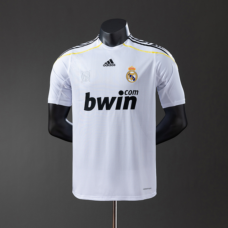 Real Madrid 09/10 Home Player Version Retro Jersey S-3XL