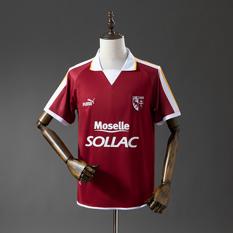 Metz 03/04 Red Retro Jersey S-XXL