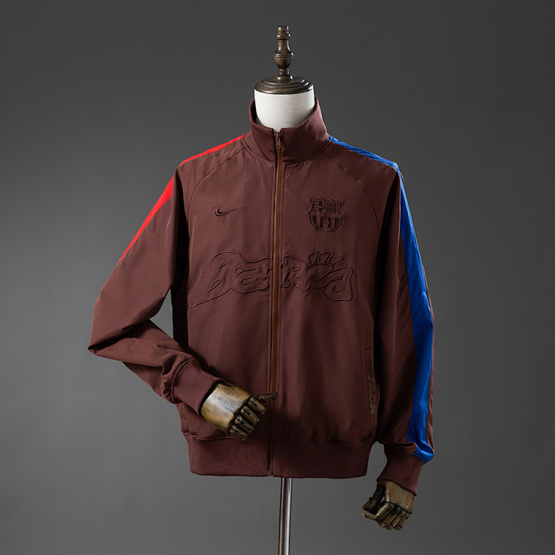 Barcelona x Travis Scott Windbreaker - Brown S-XXL