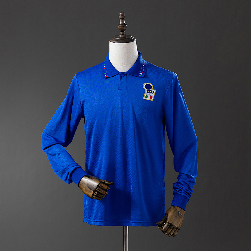 italy 1994 Home Long Sleeve Retro Jersey S-XXL