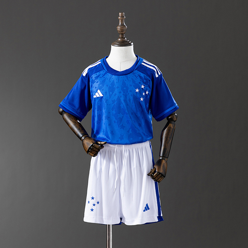 Cruzeiro 24/25 Home kids kit Jersey SIZE16-28