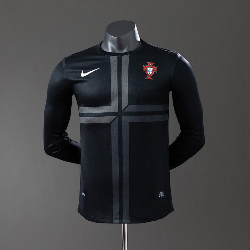 Portugal 2013 Away Long Sleeve Player Version Retro Jersey S-3XL