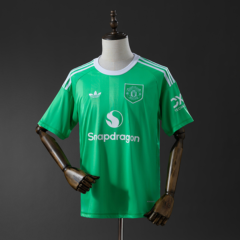 M-U 25/26 Third Goalkeeper Jersey Green S-4XL