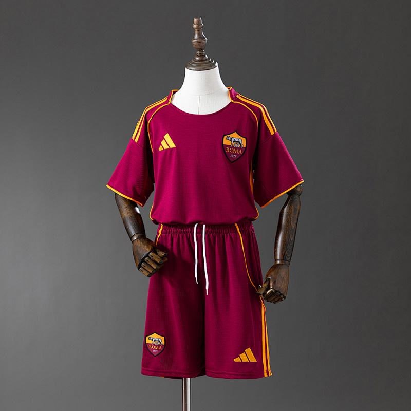 25/26 Kids AS Roma Home Size: 16-28