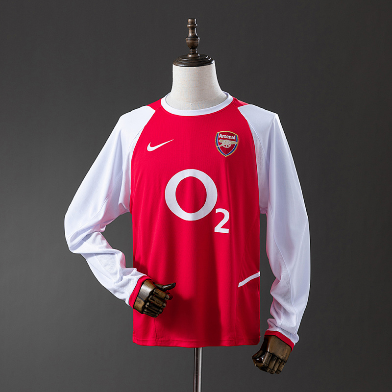 Arsenal 04/05 Home Long Sleeve Retro Jersey S-XXL